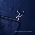 Dark Blue Satin Polyester Luxury Bedding sets